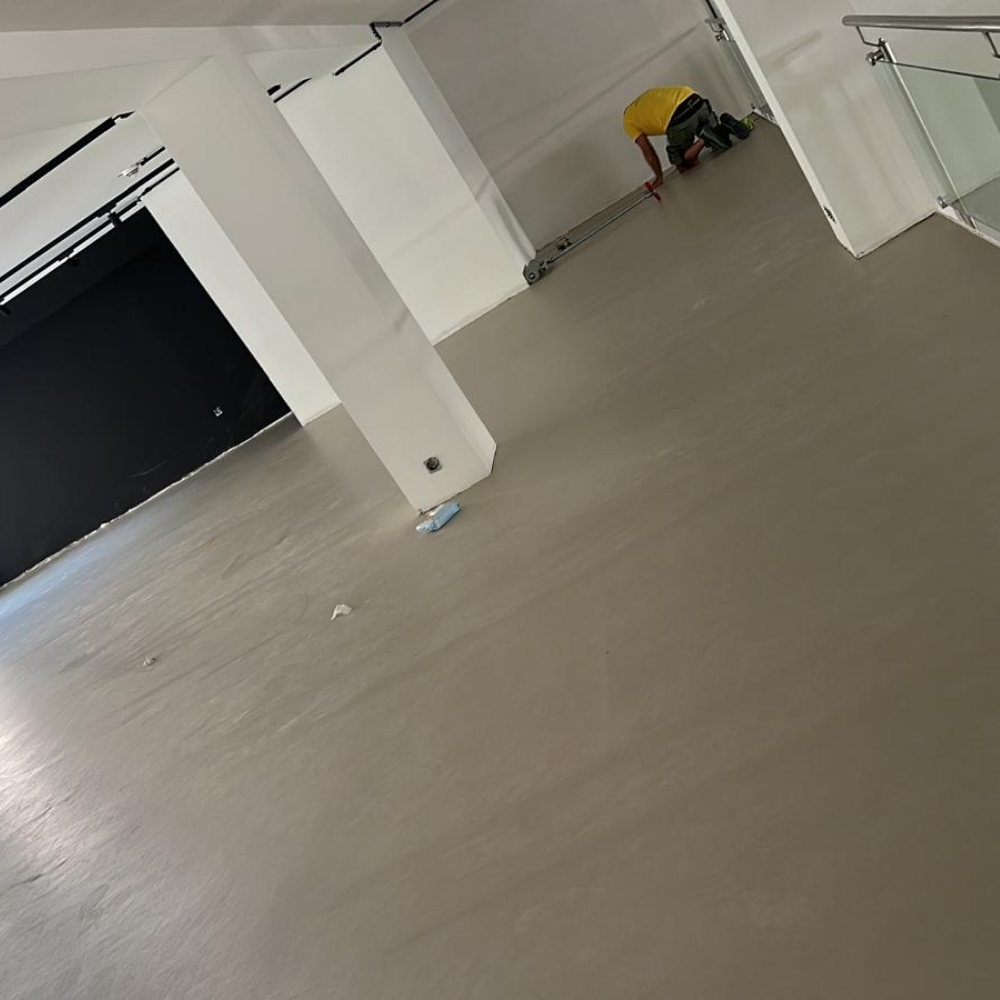 Linoleum Verlegung