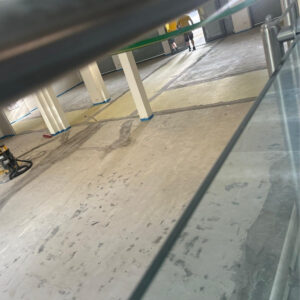 Unterbodenvorbereitung für Linoleum Verlegung