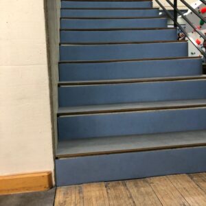 Vinylverlegung im Treppenhaus