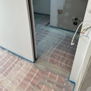 Spachtelboden mit Elektroheizung