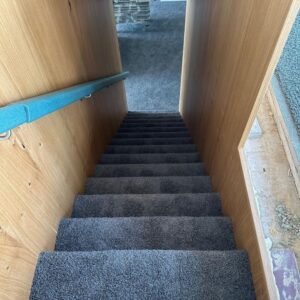 Teppichverlegung mit Trittschall