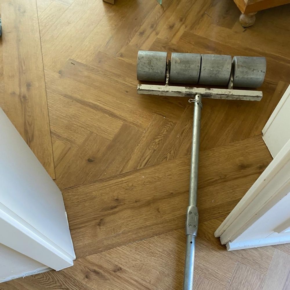 Vinylboden in Fischgrad