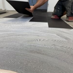 Verlegung von flexiblem Vinyl