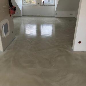 Spachtelboden mit Elektroheizung