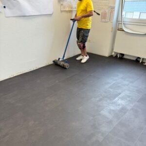 Verlegung von flexiblem Vinyl